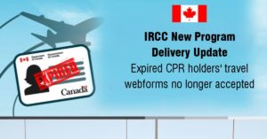 Expiring COPR holders will still be allowed to come to Canada